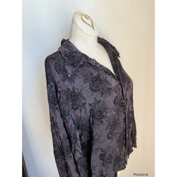 Vintage CP Shades Floral Button Down Small - Picture 3 of 5